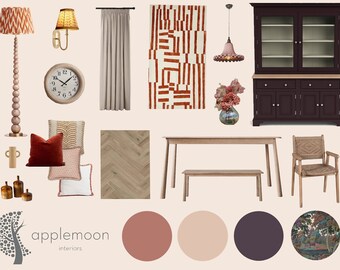 Shoppable Moodboard, Design Board, Shop the Look Design Board, Interior ...