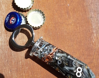 Bottle opener, bottle opener craftsman variant, gift for craftsmen
