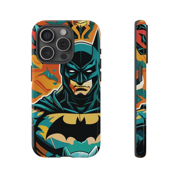 Étui BatmanHousse de téléphone BatmanÉtui Dark KnightÉtui avec logo BatmanÉtui Gotham CityÉtui symbole chauve-sourisSilhouette BatmanÉtui Art BatmanDesign Batman