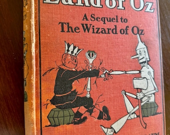 Land of Oz First Edition 1904 Antique Children's Book L. Frank Baum Sequel to Wizard of Oz