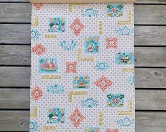 Tapisserie Murale Vintage Tissée Main Équateur - Motifs Sud-américains