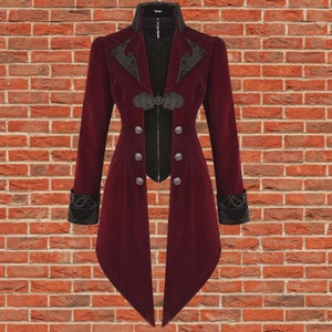 Férfi kabát DEVIL FASHION - Steampunk - CT149 - Metalshop.hu