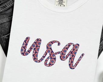 July 4th Shirt, Sunflower 4th of July shirt, July 2025, Beach shirt for holiday, 4th of July Gift, July 4th Shirt