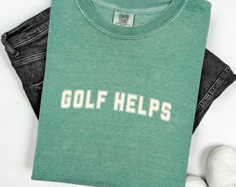 Mens Golf Comfort Colors® T-shirt, Golf Humor Tee, Funny Golf Lover Tee, Golf Shirt Man, Sarcastic Golf Shirt, Husband Golf Gift, Golf gift