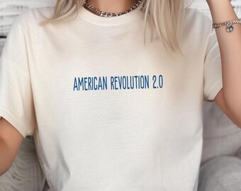American Revolution 2.0 shirt, Protest shirt, Anti Trump Musk shirt, Resist Fascism, Democracy shirt, Political Protest gift, Feminist shirt