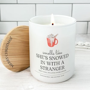 Funny Christmas Candle, Holiday Movie Gift, Hallmark Candle, Soy Wax, Gift for Friend, Coworker Gift, Stocking Stuffer, Christmas gift