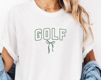Womens Golf Comfort Colors® T-shirt, Golf Humor Tee, Funny Golf Lover Tee, Golf Shirt Woman, Sarcastic Golf Shirt, Wife Golf Gift, Golf gift