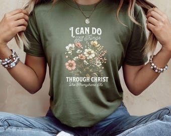 Christian Shirt, Faith Tee, Bible Verse Shirt, Jesus Shirt, Minimalist Christian Shirt, God Is Good Tee, Gift For Women