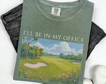 Womens Golf Comfort Colors® T-shirt, Golf Humor Tee, Funny Golf Lover Tee, Golf Shirt Woman, Sarcastic Golf Shirt, Wife Golf Gift, Golf gift