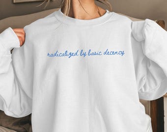 Resist Sweatshirt, Save Democracy sweatshirt, Anti Trump Sweater, Anti MAGA Pullover, Political Protest Sweatshirt, Liberal Activist Gift