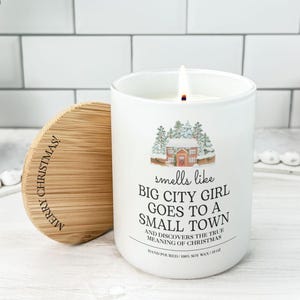 Funny Christmas Candle, Holiday Movie Gift, Hallmark Candle, Soy Wax, Gift for Friend, Coworker Gift, Stocking Stuffer, Christmas gift