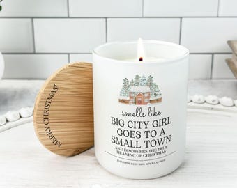 Funny Christmas Candle, Holiday Movie Gift, Hallmark Candle, Soy Wax, Gift for Friend, Coworker Gift, Stocking Stuffer, Christmas gift