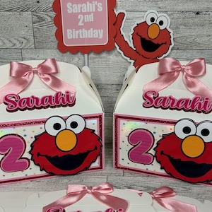 Elmo Party Favor Boxes