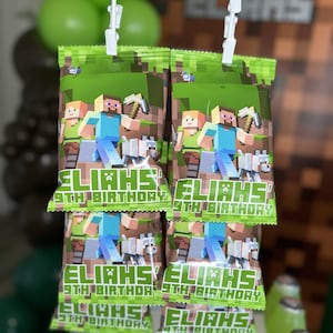 Mine Pixel Party Favor Chips