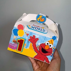 Elmo World Party Favor Boxes