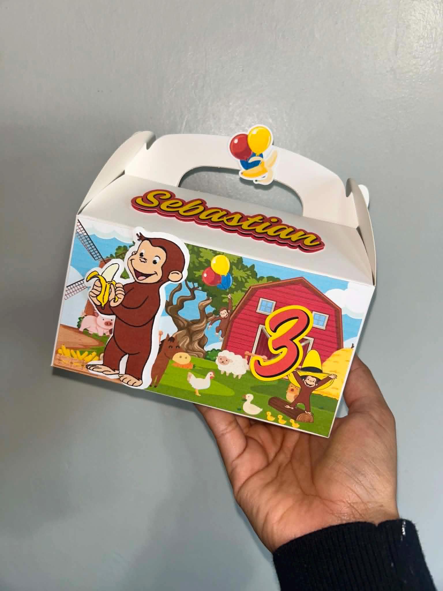 Curious George Party Favor Boxes - Etsy