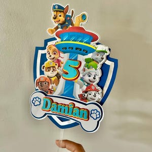 Paw Patrol Cake Topper