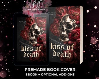 Kiss of Death | Luxury Premade Cover | Dark Romance/Mafia Romance/Gothic Romance Cover | Exklusives E-Book-Design | Buchcover für Autoren