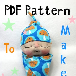 PDF Pattern- How to Make a Bundle BeBe Baby Doll by BeBe Babies and Friends