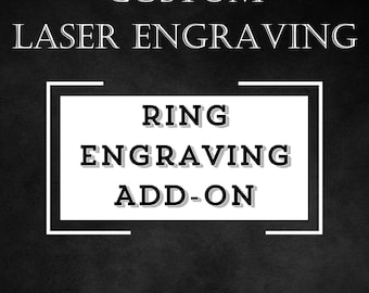 Custom Laser Ring Engraving Add-On (Willow Rings Studio Only)
