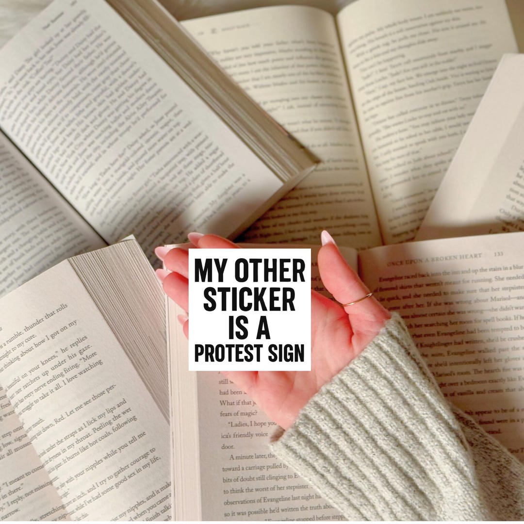 Others Sticker My Other Sticker is a Protest Sign Die Cut Sticker | Political Vinyl ...