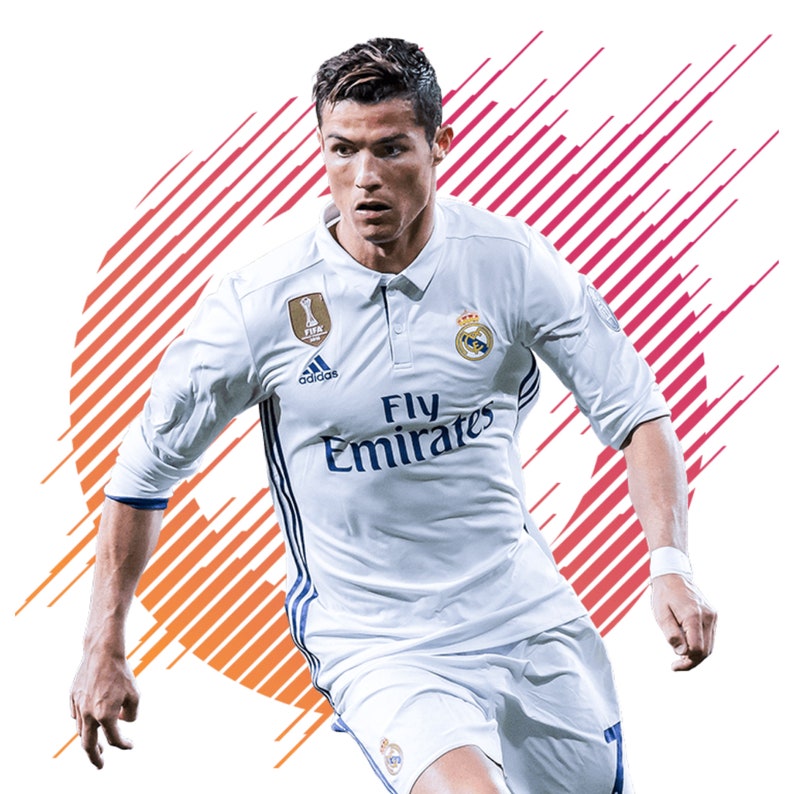 Cristiano Ronaldo PNG Clipart - CR7 Stickers - Football GOAT (Digital Download) image 2