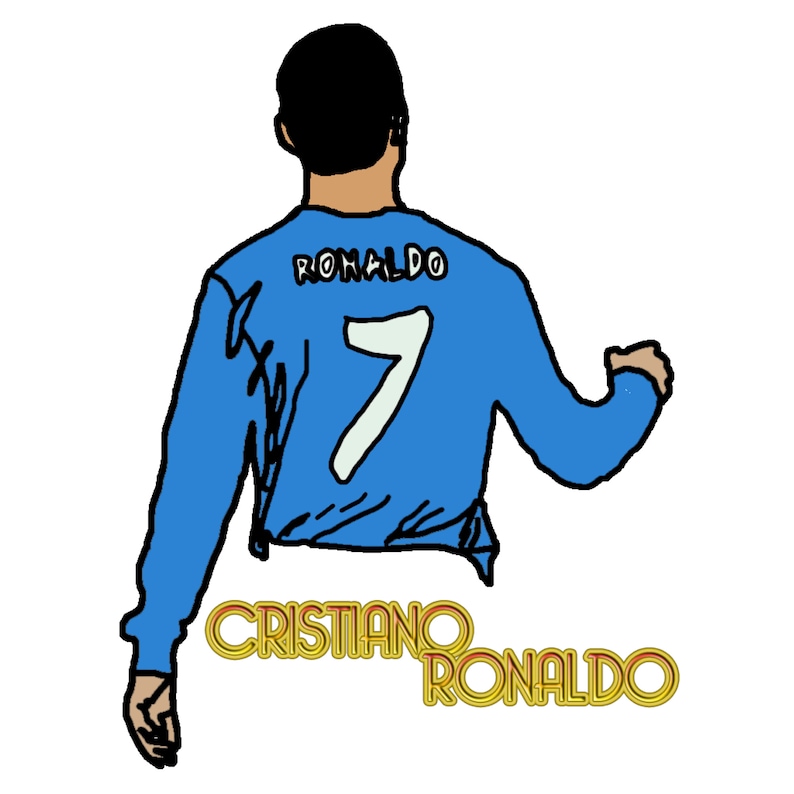 Cristiano Ronaldo PNG Clipart - CR7 Stickers - Football GOAT (Digital Download) image 9