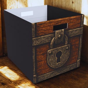 Treasure Chest Storage Box: DnD, RPG Dice & Board Game Organizer