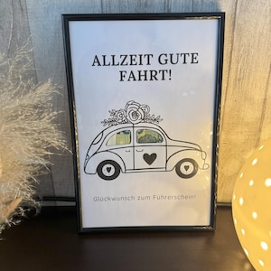 Geldgeschenk voor uw rijbewijs