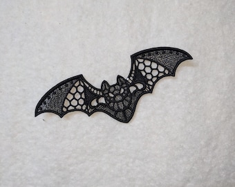 Embroidered Lace Bat