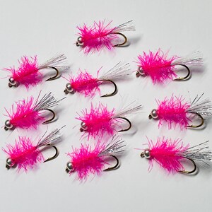 10 Hot Pink Shad NomNom Fly