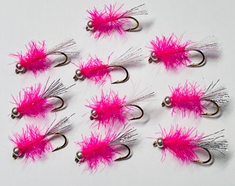 10 Hot Pink Shad NomNom Fly