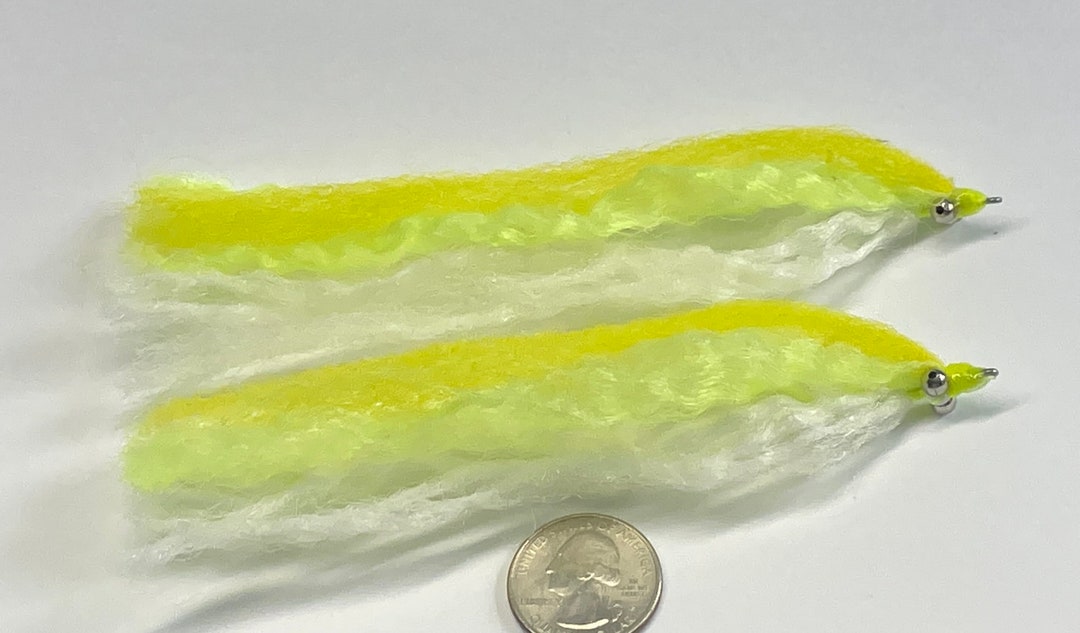 2 Beefy Light Weight Gar Flies Etsy