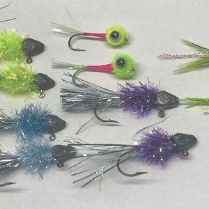 10 Shad Flies | Jigs - Puffs - Damsels