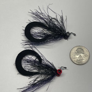 2 Twister Tail Bass And Snakehead Flies