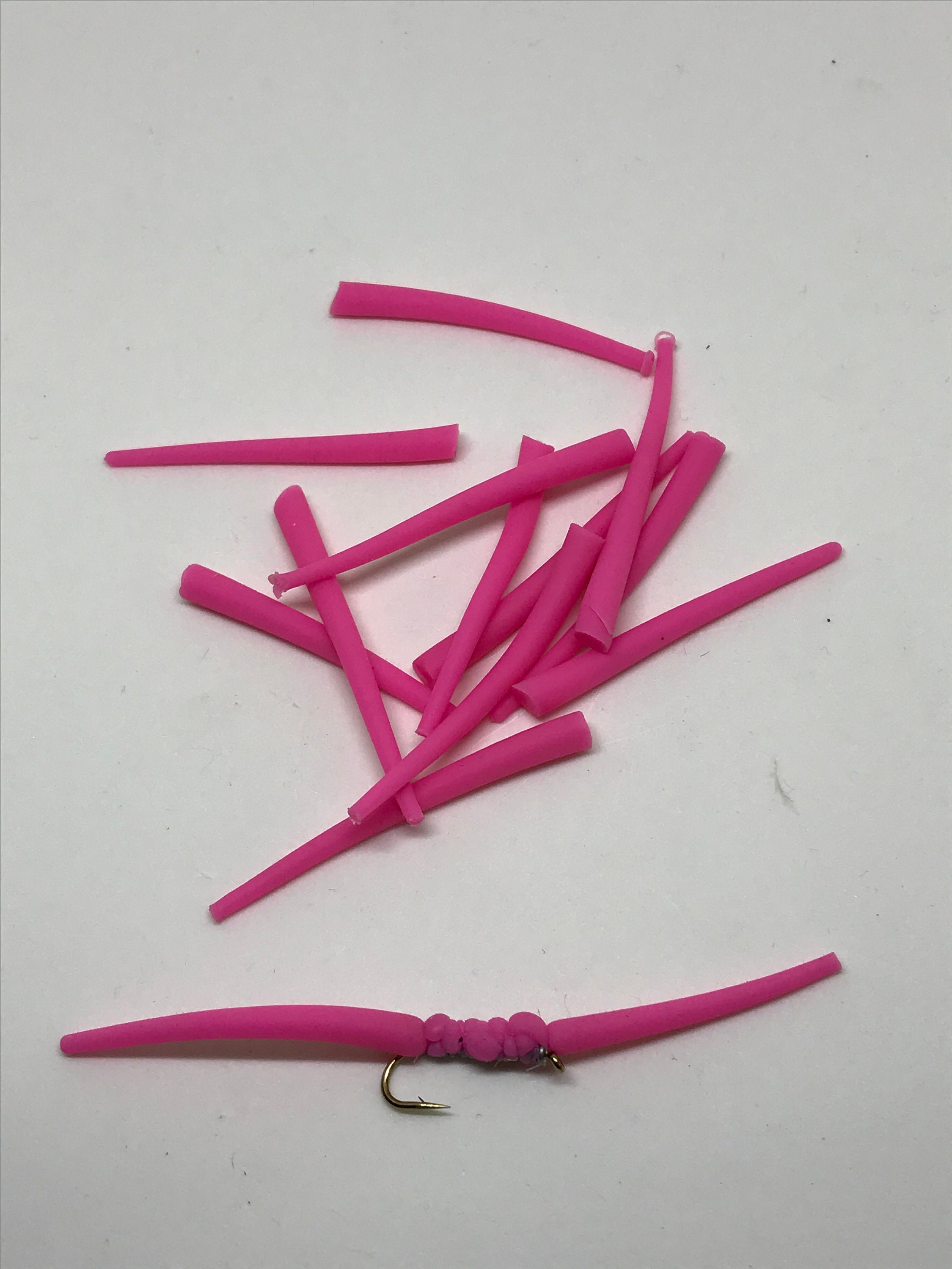WORM Pêche à la Truite mouches. 18 Lot Squirmy vers, mélange de couleurs, taille 10 WORM Pêche à la Truite mouches. 18 Lot Squirmy vers, mélange de couleurs, taille 10