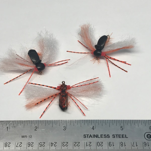 Three 2024 Brood XIII and XIX Periodical Cicada Dry Fly