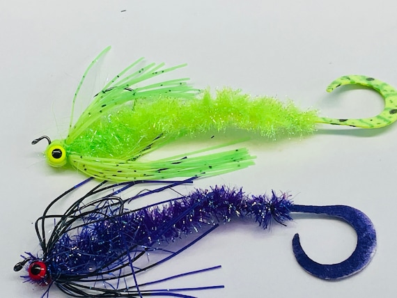 Curly Tail Bass Bait Fly - Etsy Curly Tail Bass Bait Fly - Etsy