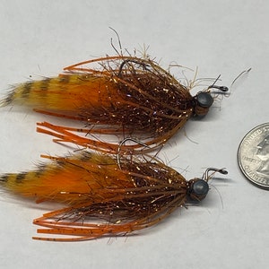 2 moscas Bunny Reaper Jig Bass y Snakehead