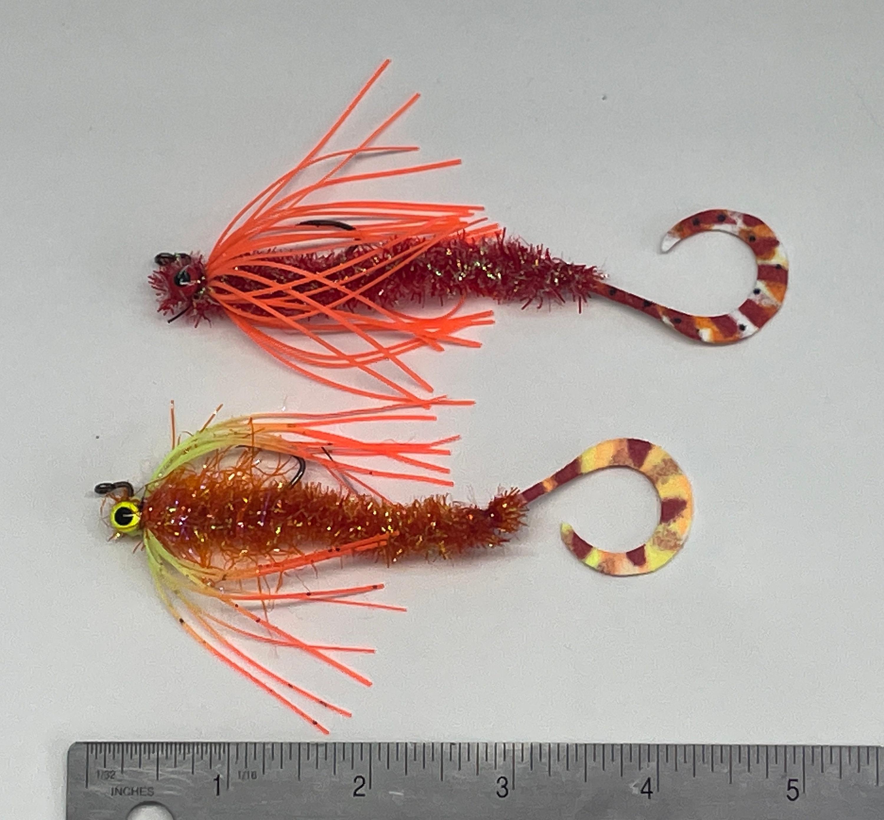 Curly Tail Bass Bait Fly 