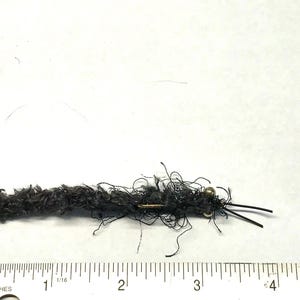 Black Hellgrammite Yarn - Rare 3 Yards