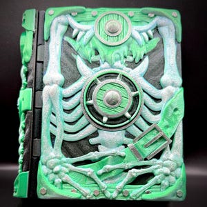 Skeletrex Tome - Caixa de Mini Cartas e Dados de D&D - Livro de Magia de Esqueleto