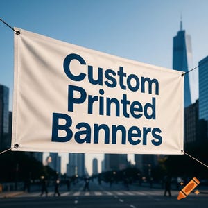 Custom Vinyl Banners. Fully Customized  Banners for Events, Fundraisers, Business, Graduations, Birthdays Waterproof Indoor And  Outdoor Use