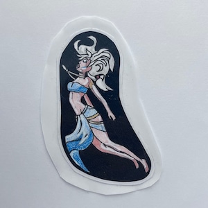 Hand drawn Stiker of Princess &#39;Kida&#39; Kidagakash from Atlantis
