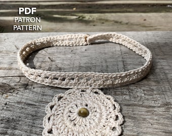 PATTERN, PDF, Crochet pattern, english, french, Tutorial for jewel, diy, Bijoux Tricot, necklace, 2 patterns, gift to offer