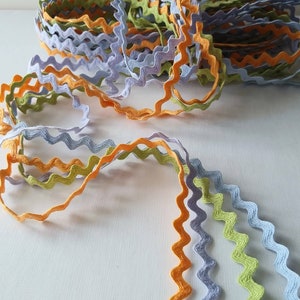 ruban ric rac, ruban zigzag, rubans, surplus d'atelier, projet couture, couture, scrapbooking, costume, mercerie, vêtements pour enfants