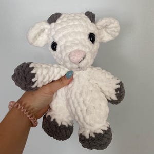 Crochet Baby Goat Plush: Handmade Amigurumi Farm Animal