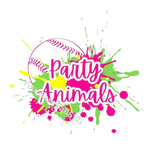 Fêtards SVG PNG dtf fichiers numériques féminins pour Party Animals jour du match de baseball banane Savannah bananes tendance chemise cricut virale
