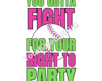 DIGITAL png and SVG Savannah Party Animals Fight for Right, bananaball baseball game day, savannah bananas Georgia, bestseller design trend