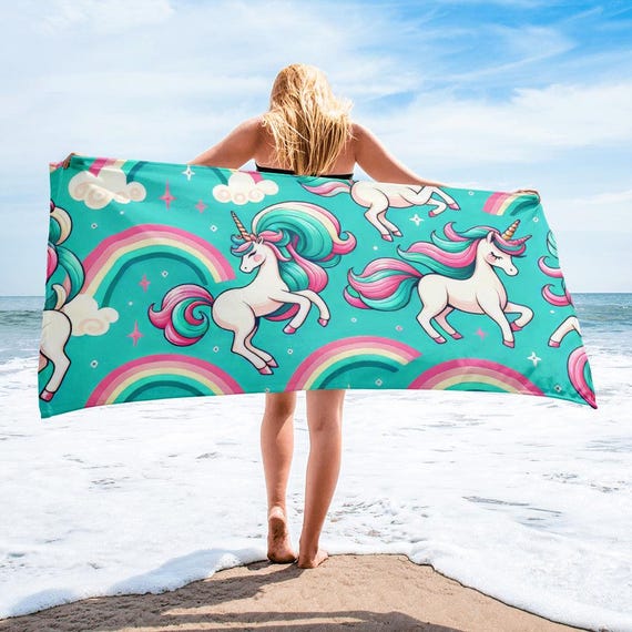 For Kids Uncorn Towel Uncorn Beach Towel Uncorn Bath Towel